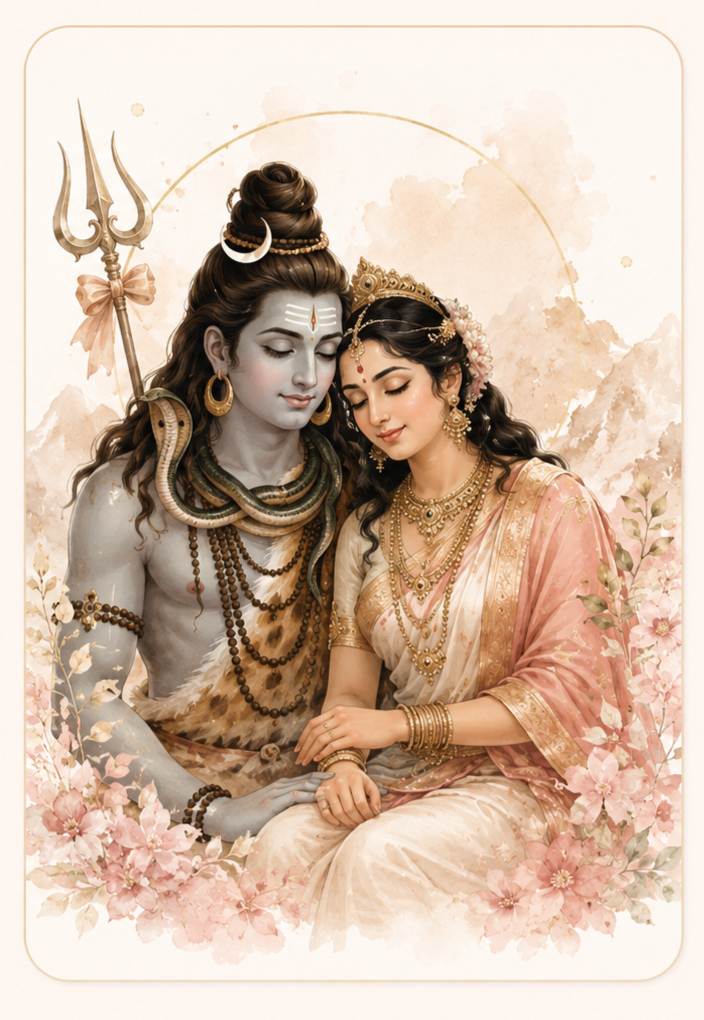 Lord Shiva and Goddess Parvati