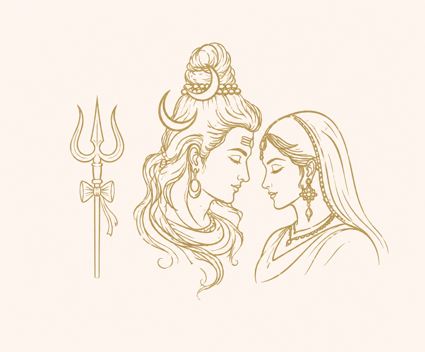 Lord Shiva and Goddess Parvati